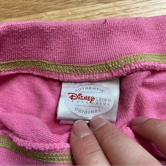 Disney Little Mermaid Shorts Sz Large Pink Girls Kids - Picture 2 of 4